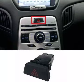 Оригинальный OEM 93790-2M000-9P выключатель аварийной сигнализации / 937902M0009P для Hyundai Genesis Coupe 08-11