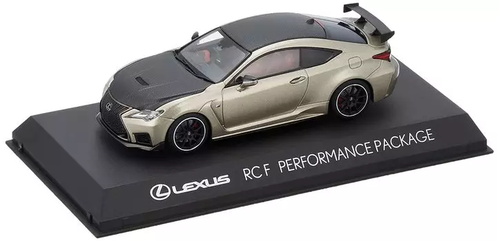 Оригинальный пакет Kyosho Lexus RC F Performance Package Sonic Titanium Right Handle Готовый продукт 1/43