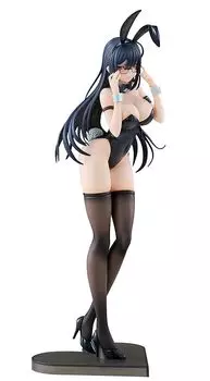 Оригинальный персонаж Ikomochi Black Bunny Aoi Limited Edition, масштабная пластиковая окрашенная полная фигурка 1/6