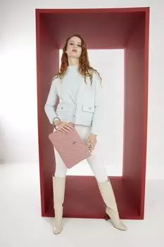 Оригинальный портфель и клатч Pierre Cardin Lux Soft Dusty Rose Lux Женский портфель Soft Dusty Rose - Сумка-клатч