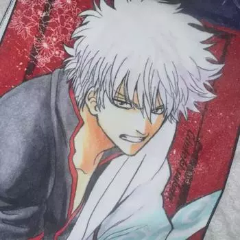 Оригинальный постер из ткани для полотенец Kintoki & Hijikata