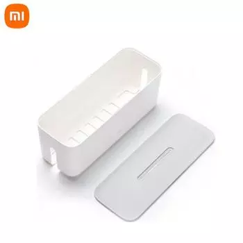 Оригинальный ящик для хранения шнура питания xiaomi, пылеизоляция, охлаждающее отверстие, полоса, заглушка, коробка для отделки основания, инструменты для домашнего хранения