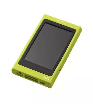 Оригинальный силиконовый чехол Sony Walkman цвета лайм-желтый Y для серии NWA30 CKM-NWA30 CKM-NWA30