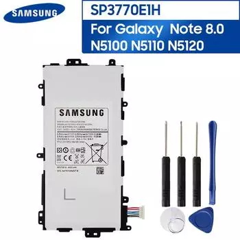 Оригинальный сменный аккумулятор для планшета SP3770E1H для Samsung GALAXY Note 8,0 N5100 N5110 N5120 4600 мАч
