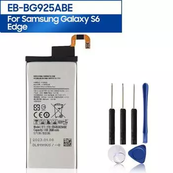 Оригинальный сменный аккумулятор для Samsung GALAXY S6 Edge G9250 G925F G925FQ G925S G925L G925A G925V EB-BG925ABE EB-BG925ABA