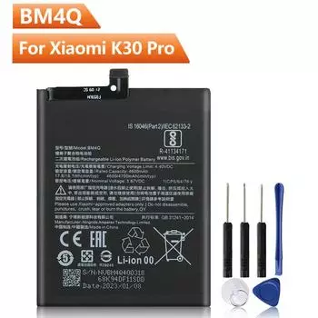 Оригинальный сменный аккумулятор для телефона Xiao Mi BM4Q для Xiaomi Redmi K30 Pro K30Pro Poco F2 Pro, 4700 мАч