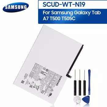 Оригинальный сменный аккумулятор SCUD-WT-N19 для Samsung Galaxy Tab A7 T500 T505C, планшетный аккумулятор 7040 мАч