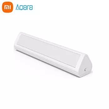 Оригинальный светодиодный ночник Xiaomi Aqara, индукционный домашний светильник для человеческого тела, прикроватный светильник для кормления, шкаф, бесплатная проводка, длинный светильник Licht Bar белый