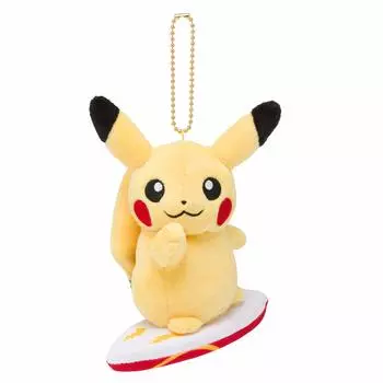 Оригинальный талисман Pokemon Center Пикачу Серф Покемон 141419.5(ВШГсм)