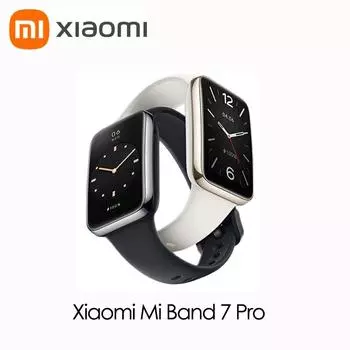 Оригинальный Xiaomi Mi Band 7 Pro GPS умный браслет AMOLED экран кислорода в крови фитнес-трекер Bluetooth водонепроницаемый MiBand 7 Pro
