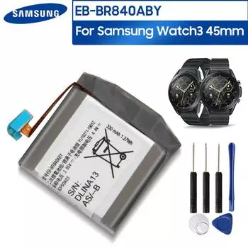 Оригинальный запасной аккумулятор для Samsung Watch 3 SM-R840 SM-R845F 45 мм Watch3 Версия EB-BR840ABY 340 мАч