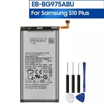 Оригинальный запасной аккумулятор EB-BG975ABU для Samsung Galaxy S10 + S10 Plus SM-G9750 SM-G975F SM-G975U SM-G975W аккумуляторы для телефонов