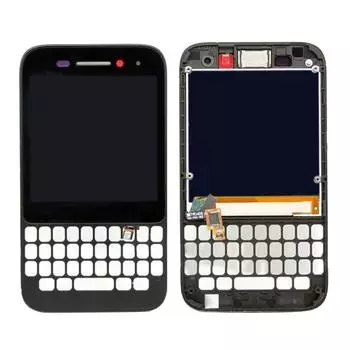 Оригинальный ЖК-экран для дигитайзера BlackBerry Q5 в сборе с рамкой белый
