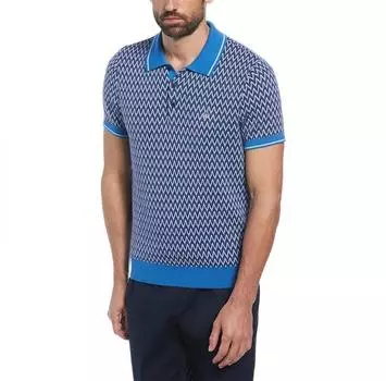 Original Penguin Ao Jacquard поло с короткими рукавами S