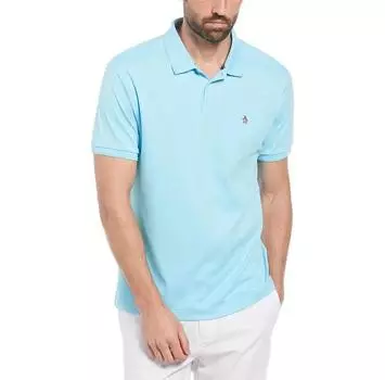 Original Penguin Daddy Organic Interlock Sticker Pete поло с короткими рукавами XL