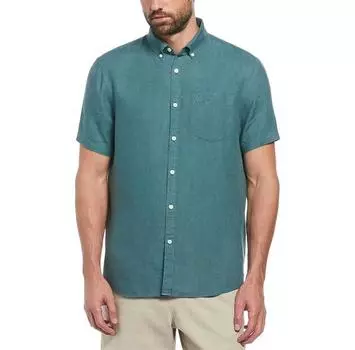 Original Penguin Delave Linen With Pocket рубашка с коротким рукавом M
