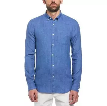 Original Penguin Delave Linen With Pocket рубашка с длинным рукавом XL