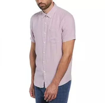 Original Penguin Delave Linen With Pocket рубашка с коротким рукавом XL