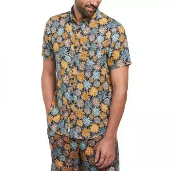 Original Penguin Linen Aop Floral рубашка с коротким рукавом M