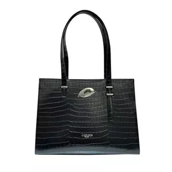 Original Planc Niche Style Stone Texture Tote Bag Black (In Stock)
