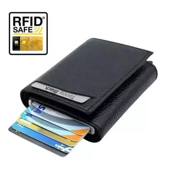 Orijinal Otomatik Mekanizmal Kutulu Rfid Korumal Hrszlk Engelleyici Para & Kartlkl Czdan