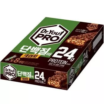 Орион Доктор. You Pro Protein Bar Crunch 8р, 560г, 1 шт., корейская незаменимая здоровая пища