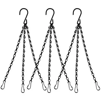 Orirya Chain Plant Chain Подвесная цепь Подходит для растений Декоративная корзина Цветочный горшок Потолочный подвесной осенний подвесной горшок для внутреннего и наружного использования Длина