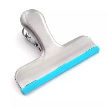 Orirya Clip нержавеющая сталь силикон стойкий к ржавчине канцелярские принадлежности офисные уплотнительные зажимы хозяйственные принадлежности канцелярские принадлежности школьные принадлежности набор из 5 штук синий