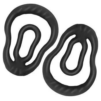 Orirya Cock Ring Penis Силиконовое кольцо для пениса Изготовлено из силикона, эластичное двойное силиконовое кольцо, секс-игрушка, товары для взрослых для мужчин, кольцо для пениса, ограничение пениса