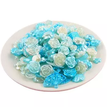 Orirya Deco Parts Смола Детали Роза Бусины Розы Аксессуары для отверстий Милый декоративный материал Бусины Ремесла Украшения Сделай сам Чехол для смартфона ручной работы Волосы