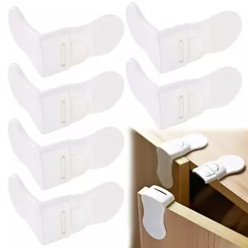 Orirya Дверь Окно для кошек Холодильник Ящик Дверь шкафа Распашная дверь Дверь Сетка для кошек Безопасная для кошек Дверь Шкаф Предотвращает попадание пальцев Предотвращает попадание в дверь Не сверлит