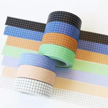 Orirya малярный скотч милый стикер для блокнота стильный скандинавский узор в клетку своими руками васи скотч милый стикер для блокнота открытка подарочный канцелярский стикер