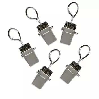 Orirya зажим для штор гобеленовое кольцо зажим кольцо внутренний диаметр 10 мм нержавеющая сталь маленький зажим 50 шт серебро