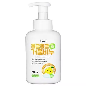 Orix Soft Foam Soap Hand Wash 500ml Grape Scent, 3pcs