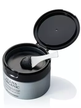Orna Organic Cleansing Balm, средство для снятия макияжа, средство для сужения пор, не требует двойного умывания, содержит уголь, в комплект входит шпатель, 90 г