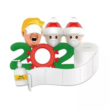 Ornament Kit Hanging Quarantine Survivor Family Decoration Lightweight Christmas Tree Decorating no.02