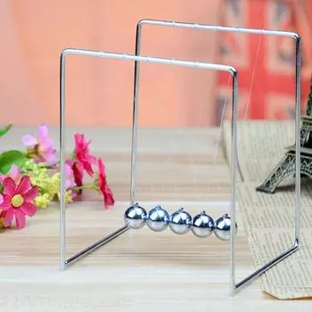 Орнаменты Ньютона Физика Маятник Ньютона Износостойкий Цельнометаллический Научный Классический Для Дома Сад Спальня S