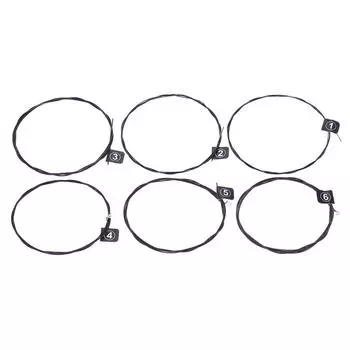 Orphee NX35-C нейлоновые струны для классической гитары, 6 шт., полный комплект замены (.028-.045) Цвет нейлоновой сердцевины