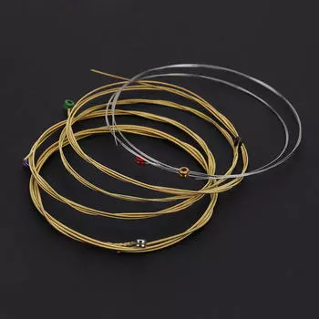 Orphee TX620 Набор струн для акустической фолк-гитары, 6 шт. (.010-.047) Фосфорная бронза сверхлегкое напряжение