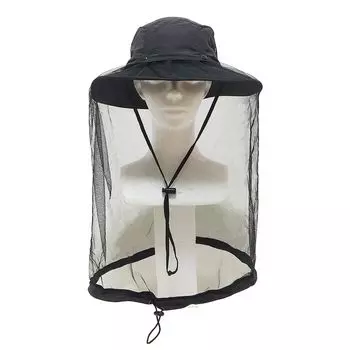 Orrudo Fishing Gear Hat с москитной сеткой Kayardo Hat Black qa100218a01n0