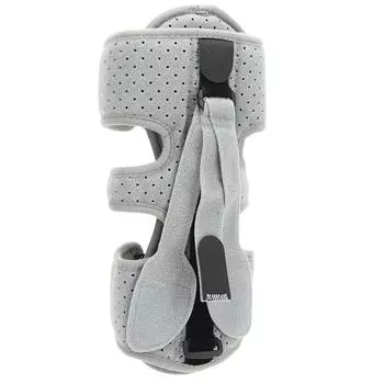 Ортез для поддержки стопы при отвисании стопы, регулируемая ночная шина при подошвенном фасциите для отвисания стопы серый