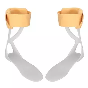 Ортез для стопы с низким сводом, конструкция с половиной ладони, ультратонкий и легкий корректирующий ортез для лодыжки и стопы. Left S