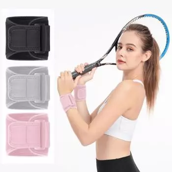 Ортез на запястье с регулируемой лентой-застежкой Супермягкая высокоэластичная компрессионная поддержка запястья Спортивные товары чёрный