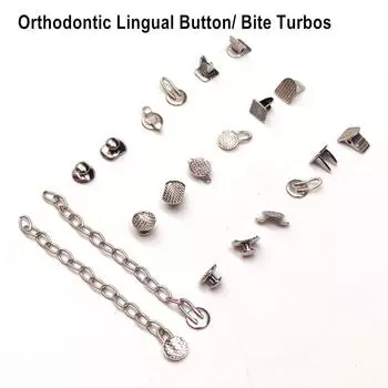Ортодонтическая лингвальная кнопка, сетчатая основа, стоматологический прикус, турбос укротитель языка, кнопка коррекции привычек, ортодонтические материалы 1 packs Bite B