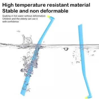 Ортодонтическая межзубная щетка Мягкая чистка зубов Зубная щетка Инструмент для ухода за полостью рта Маленькая головка Мягкие волосы Средства для гигиены полости рта для взрослых