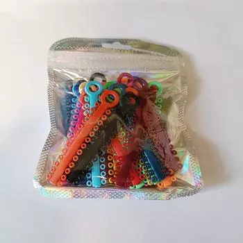 Ортодонтические эластичные лигатуры, стоматологическая эластомерная резинка, цветное уплотнительное кольцо для брекетов, стоматологические материалы