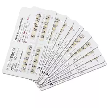 Ортодонтические брекеты для зубов Брекеты из нержавеющей стали Ортодонтические принадлежности для зубов