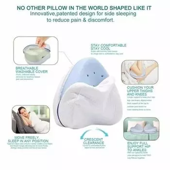 Ортопедическая подушечка для пояснично-крестцового радикулита, облегчение боли в суставах спины и тела, домашняя хлопковая подушка для ног из пены с эффектом памяти белый