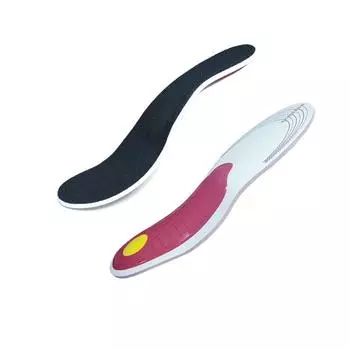 Ортопедическая стелька Red Arch Support, ортопедическая стелька EVA для плоскостопия, спортивная стелька, амортизирующая стелька S35~40 красный