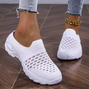 Ортопедические сабо Lady Mesh с поддержкой свода стопы, дышащие уличные тапочки для женщин 36 чёрный